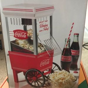 Coca Cola hot air popcorn maker